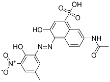 CAS#: 58890-64-5, 7-(Acetylamino)-3-Hydroxy-4-[(2-Hydroxy-5-Methyl-3-Nitrophenyl)Azo]Naphthalene-1-Sulphonic Acid