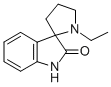 CAS 登录号：59022-44-5， 1'-乙基螺[吲哚啉-3,2'-吡咯烷]-2-酮
