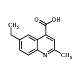 CAS#: 590376-60-6, 6-Ethyl-2-Methyl-4-Quinolinecarboxylic Acid