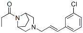 CAS 登录号：59038-09-4， 3-[3-(3-氯苯基)烯丙基]-8-丙酰基-3,8-二氮杂双环[3.2.1]辛烷
