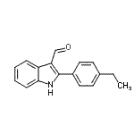 CAS#: 590391-03-0, 2-(4-Ethylphenyl)-1H-Indole-3-Carbaldehyde