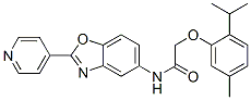 CAS#: 590394-01-7, 2-[5-Methyl-2-(Isopropyl)Phenoxy]-N-[2-(Pyridin-4-Yl)-5-Benzoxazolyl]-Acetamide
