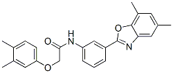 CAS#: 590395-72-5, N-[3-(5,7-Dimethyl-2-Benzoxazolyl)Phenyl]-2-(3,4-Dimethylphenoxy)-Acetamide