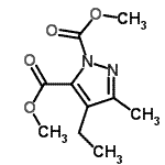 CAS#: 591234-54-7, Dimethyl 4-Ethyl-3-Methyl-1H-Pyrazole-1,5-Dicarboxylate