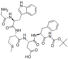 CAS 登录号：5915-71-9， N-叔丁氧羰基-甘氨酰-色氨酰-蛋氨酰-天冬氨酰-苯丙氨酰胺