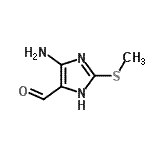 CAS#: 59153-29-6, 4-Amino-2-(Methylsulfanyl)-1H-Imidazole-5-Carbaldehyde