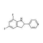 CAS#: 591721-09-4, 5,7-Difluoro-2-(4-Pyridinyl)Indoline