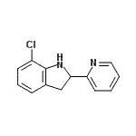 CAS#: 591758-86-0, 7-Chloro-2-(2-Pyridinyl)Indoline