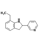CAS#: 591767-35-0, 7-Ethyl-2-(3-Pyridinyl)Indoline