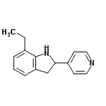 CAS#: 591767-36-1, 7-Ethyl-2-(4-Pyridinyl)Indoline