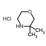 CAS#: 59229-64-0, 3,3-Dimethylmorpholine Hydrochloride (1:1)