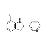 CAS#: 592465-99-1, 7-Fluoro-2-(3-Pyridinyl)Indoline