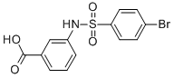 CAS#: 59256-24-5, 3-(4-Bromo-Benzenesulfonylamino)-Benzoic Acid
