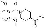 CAS#: 593261-82-6, 1-(2,6-Dimethoxybenzoyl)-4-Piperidinecarboxylic Acid