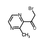 CAS 登录号：593270-21-4， 2-溴-1-(3-甲基-2-吡嗪基)乙酮