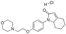 CAS#: 59377-75-2, 1,4,5,6,7,7alpha-Hexahydro-1-[4-[2-Morpholinoethoxy]Phenyl]-2H-Indol-2-One Monohydrochloride