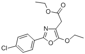 CAS 登录号：59399-41-6， 2-(4-氯苯基)-5-乙氧基-4-恶唑乙酸乙酯