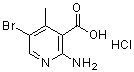 CAS#: 59414-89-0, 2-Amino-5-Bromo-4-Methyl Nicotinic Acid Hydrochloride