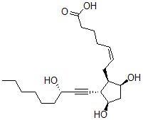 CAS 登录号：59476-66-3， 20-甲基-13,14-(二去羟基前列腺素) F2alpha