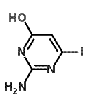 CAS 登录号：59524-88-8， 2-氨基-6-碘-4(1H)-嘧啶酮