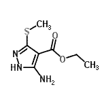 CAS#: 59541-46-7, Ethyl 5-Amino-3-(Methylsulfanyl)-1H-Pyrazole-4-Carboxylate