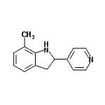 CAS#: 595547-36-7, 7-Methyl-2-(4-Pyridinyl)Indoline