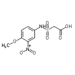 CAS#: 595582-47-1, [(4-Methoxy-3-Nitrophenyl)Sulfamoyl]Acetic Acid