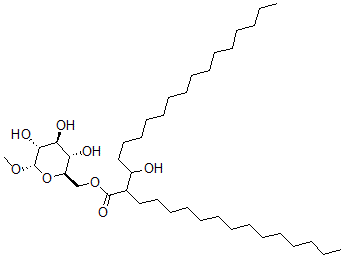 CAS 登录号：59578-07-3， 甲基 6-O-(2-十四烷基-3-羟基十八碳酰基)-alpha-D-吡喃葡萄糖苷
