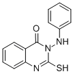 CAS 登录号：5958-14-5， 2-巯基-3-苯基氨基-3H-喹唑啉-4-酮