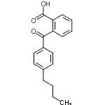 CAS 登录号：59581-78-1， 2-(4-丁基苯甲酰基)苯甲酸