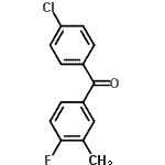 CAS 登录号：59612-89-4， (4-氯苯基)(4-氟-3-甲基苯基)甲酮