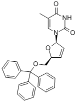CAS#: 5964-41-0, 5'-O-Trityl-2',3'-Dehydrothymidine