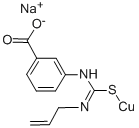 CAS#: 5965-40-2, Sodium 3-(3-allyl-S-cuproisothioureido)benzoate