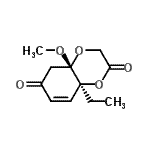 CAS#: 596797-09-0, (4aS,8aS)-8A-Ethyl-4A-Methoxy-4A,8A-Dihydro-1,4-Benzodioxine-2,6(3H,5H)-Dione