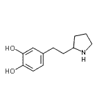 CAS#: 596810-83-2, 4-[2-(2-Pyrrolidinyl)Ethyl]-1,2-Benzenediol