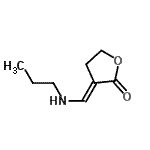 CAS 登录号：596818-31-4， (3E)-3-[(丙基氨基)亚甲基]二氢-2(3H)-呋喃酮