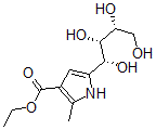 CAS#: 5971-80-2, 2-Methyl-5-[(1R,2S,3R)-1,2,3,4-tetrahydroxybutyl]-1H-Pyrrole-3-carboxylic acid ethyl ester