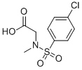CAS#: 59724-83-3, (4-Chloro-Benzenesulfonyl)-Methyl-Amino]-Acetic Acid