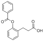 CAS 登录号：59725-59-6， 3-[2-(苯甲酰氧基)苯基]丙酸
