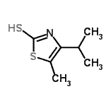 CAS 登录号：59734-72-4， 4-异丙基-5-甲基-1,3-噻唑-2(3H)-硫酮