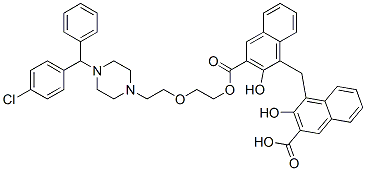 CAS#: 5978-92-7, Hydroxyzine Pamoate (Ester)