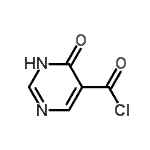 CAS 登录号：59793-47-4， 4-氧代-1,4-二氢-5-嘧啶羰基氯化物