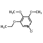 CAS 登录号：59823-67-5， 3-乙氧基-4,5-二甲氧基吡啶1-氧化物