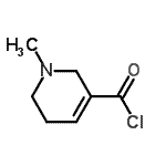CAS#: 59826-28-7, 1-Methyl-1,2,5,6-Tetrahydro-3-Pyridinecarbonyl Chloride