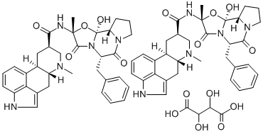 CAS 登录号：5989-77-5， 双氢麦角胺酒石酸盐