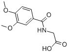 CAS 登录号：59893-89-9， (3,4-二甲氧基-苯甲酰基氨基)-乙酸
