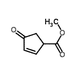CAS 登录号：59895-12-4， 甲基4-氧代-2-环戊烯-1-羧酸酯