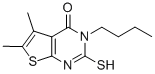 CAS#: 59898-61-2, 3-Butyl-2-Mercapto-5,6-Dimethyl-3H-Thieno[2,3-d]Pyrimidin-4-One