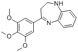 CAS#: 59902-16-8, 2,3-Dihydro-4-(3,4,5-Trimethoxyphenyl)-1H-1,5-Benzodiazepine