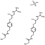 CAS#: 59954-01-7, Methyl (2-{4-[2-Hydroxy-3-(Isopropylamino)Propoxy]Phenyl}Ethyl)Carbamate Sulfate (2:1)